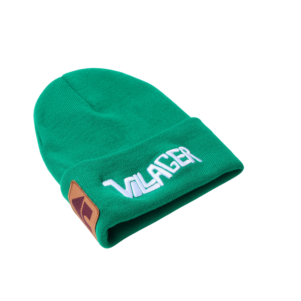 Villager Embroidered Knit Beanie