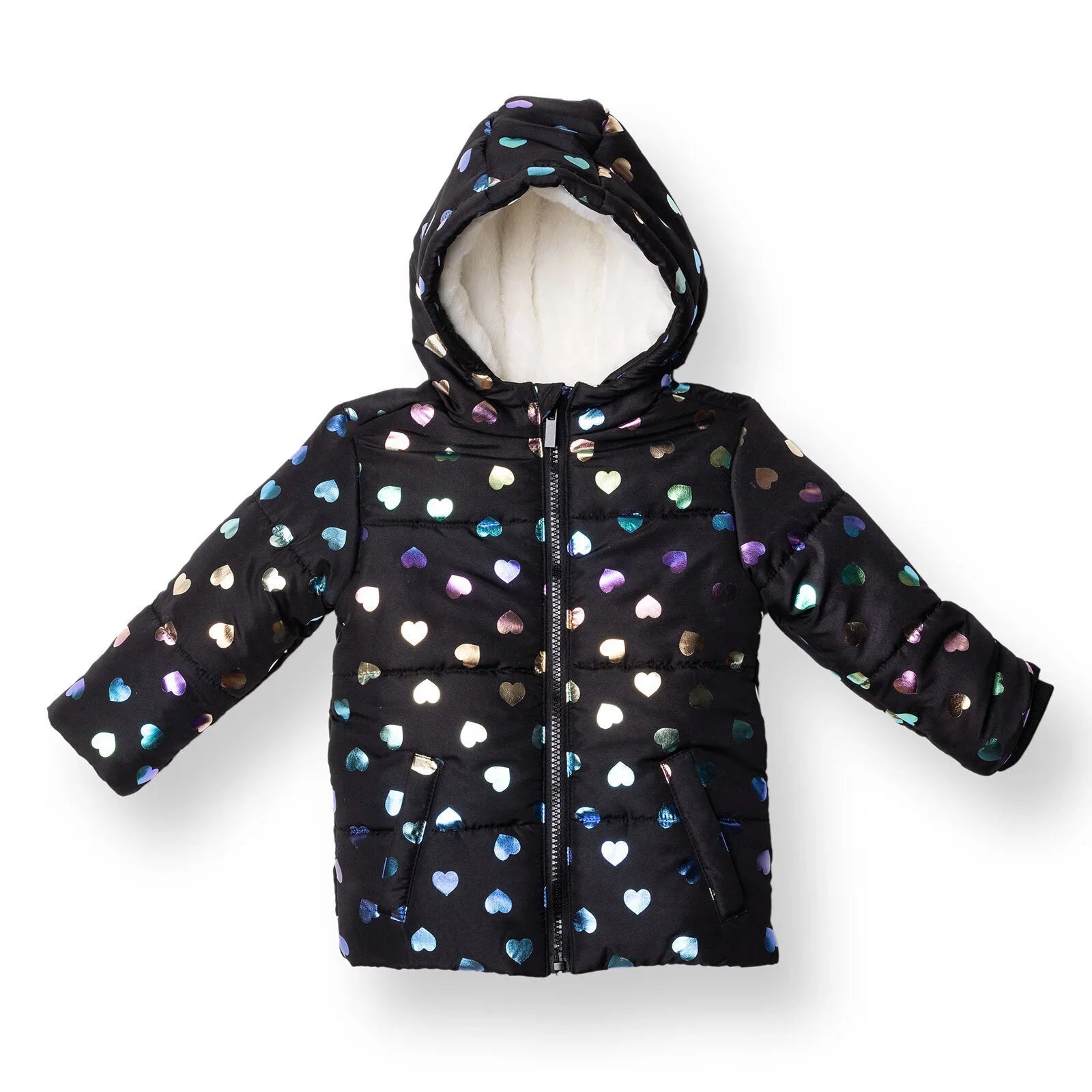 HelloBaby  Coat - Black Printed