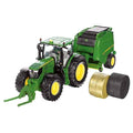 Siku John Deere 6175R Tractor with Round Baler, 1:32 Scale