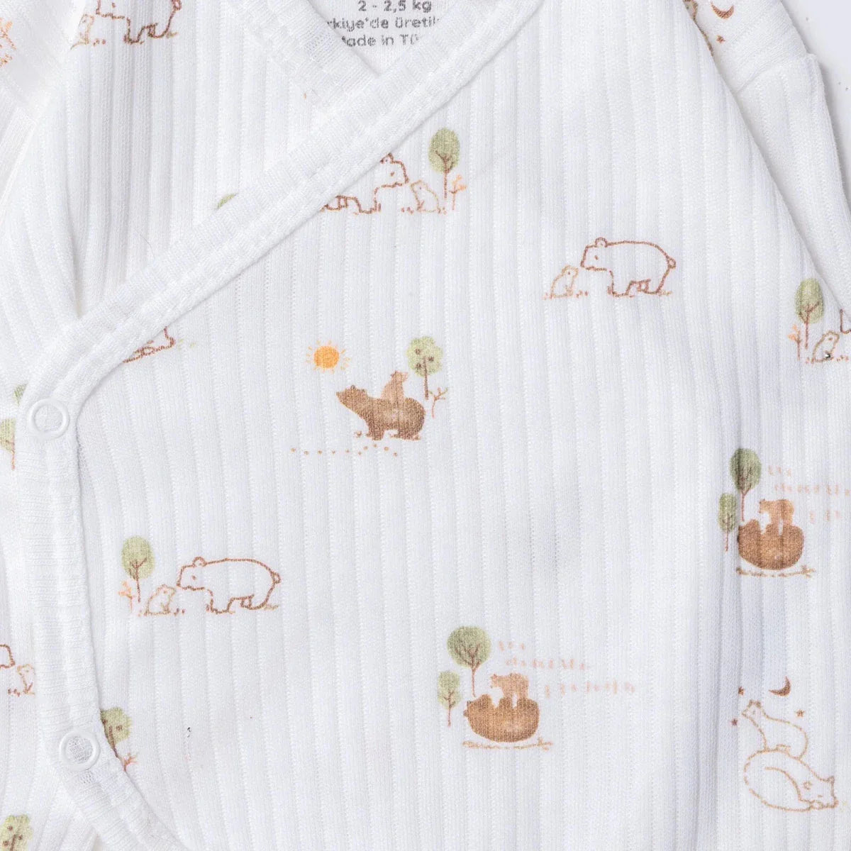 Tiffany 100% Cotton Tiny Baby Set - Ecru