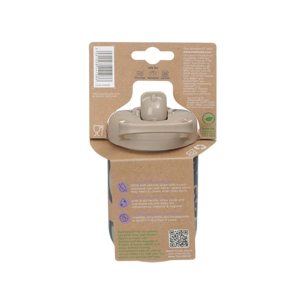 Vital Baby Hydrate Sippy Straw Cup 350ml - Woodland Glow