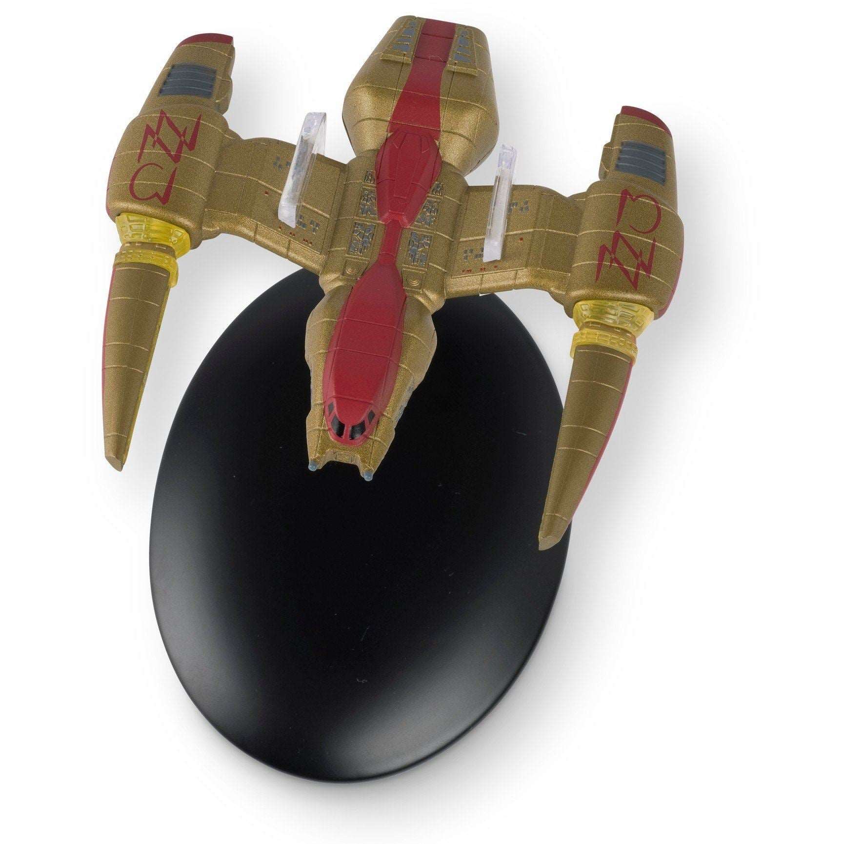 #133 Irina's Racing Ship (Terrellian Racer) Model Die Cast Ship (Eaglemoss / Star Trek)