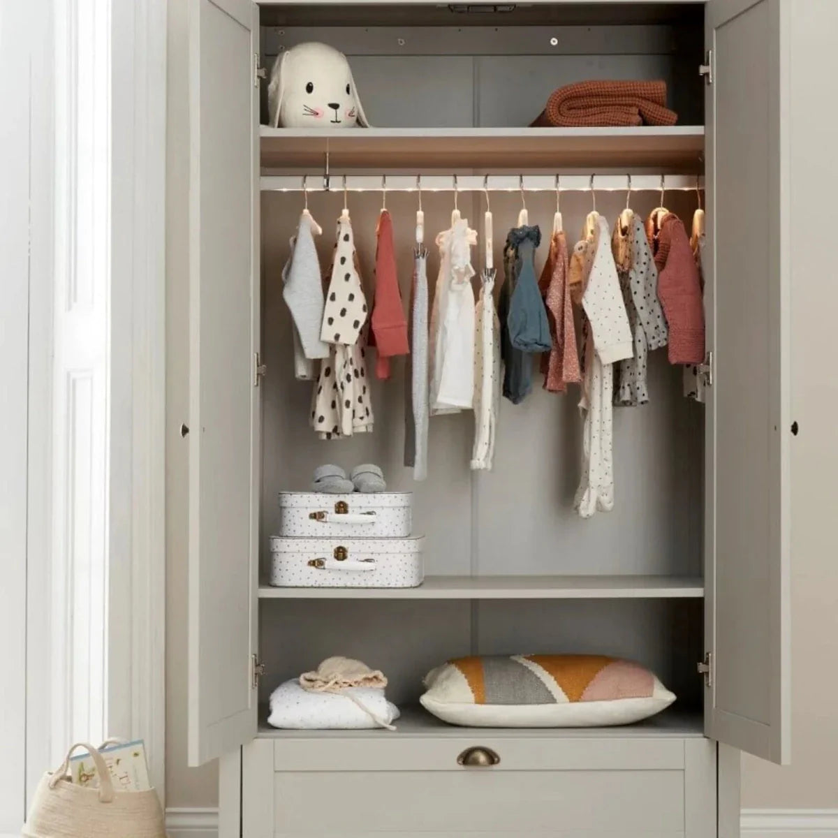 Tutti Bambini Verona 3 pcs Room Set - Dove Grey/Oak