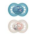 MAM Pure Original 6+M Soother 2pk - Boy