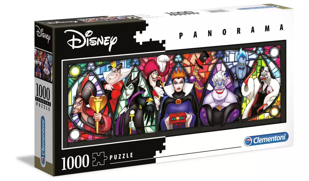 Disney Villains 1000 Piece Jigsaw Puzzle by Clementoni | Made in Italy