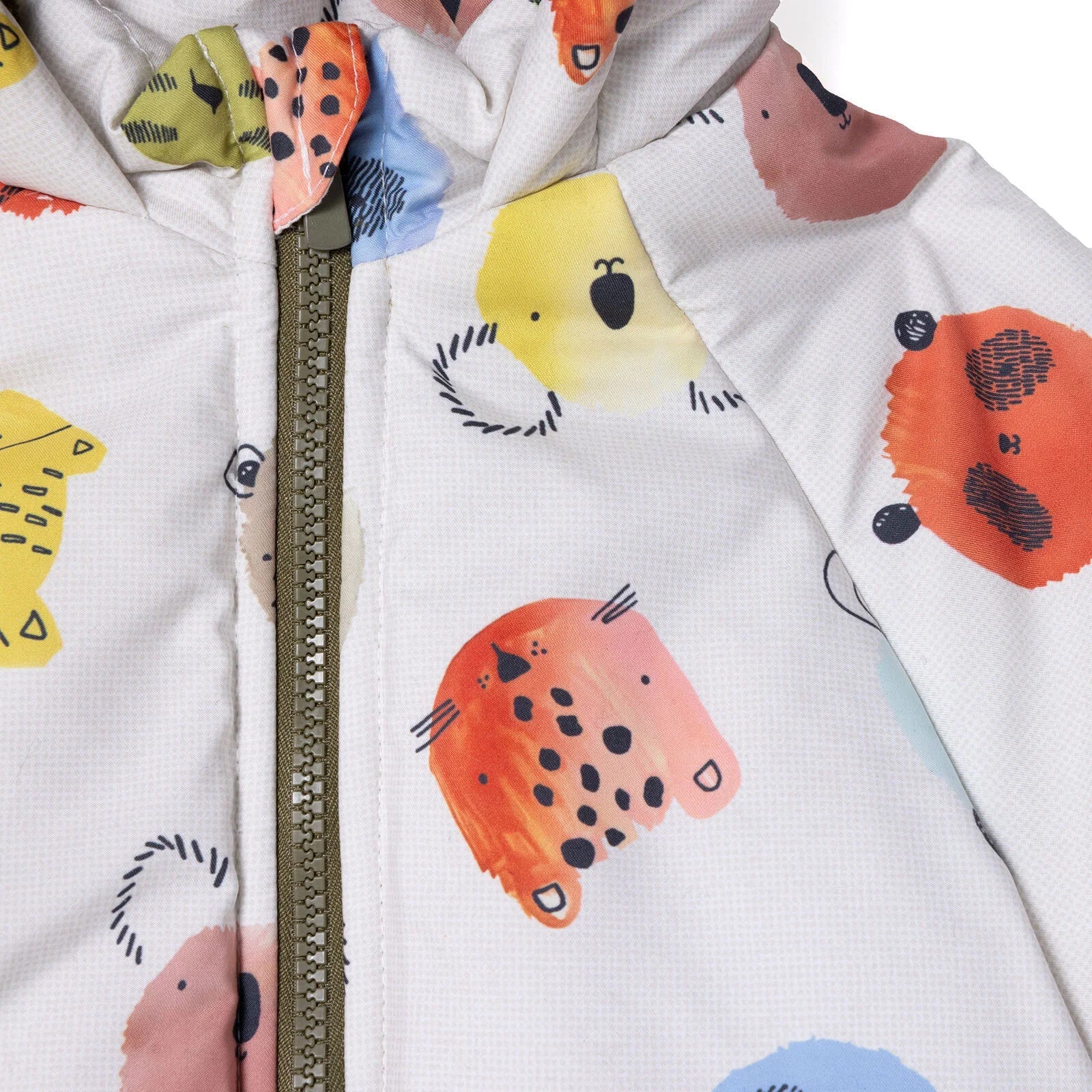 Midimod Coat - Ecru Printed