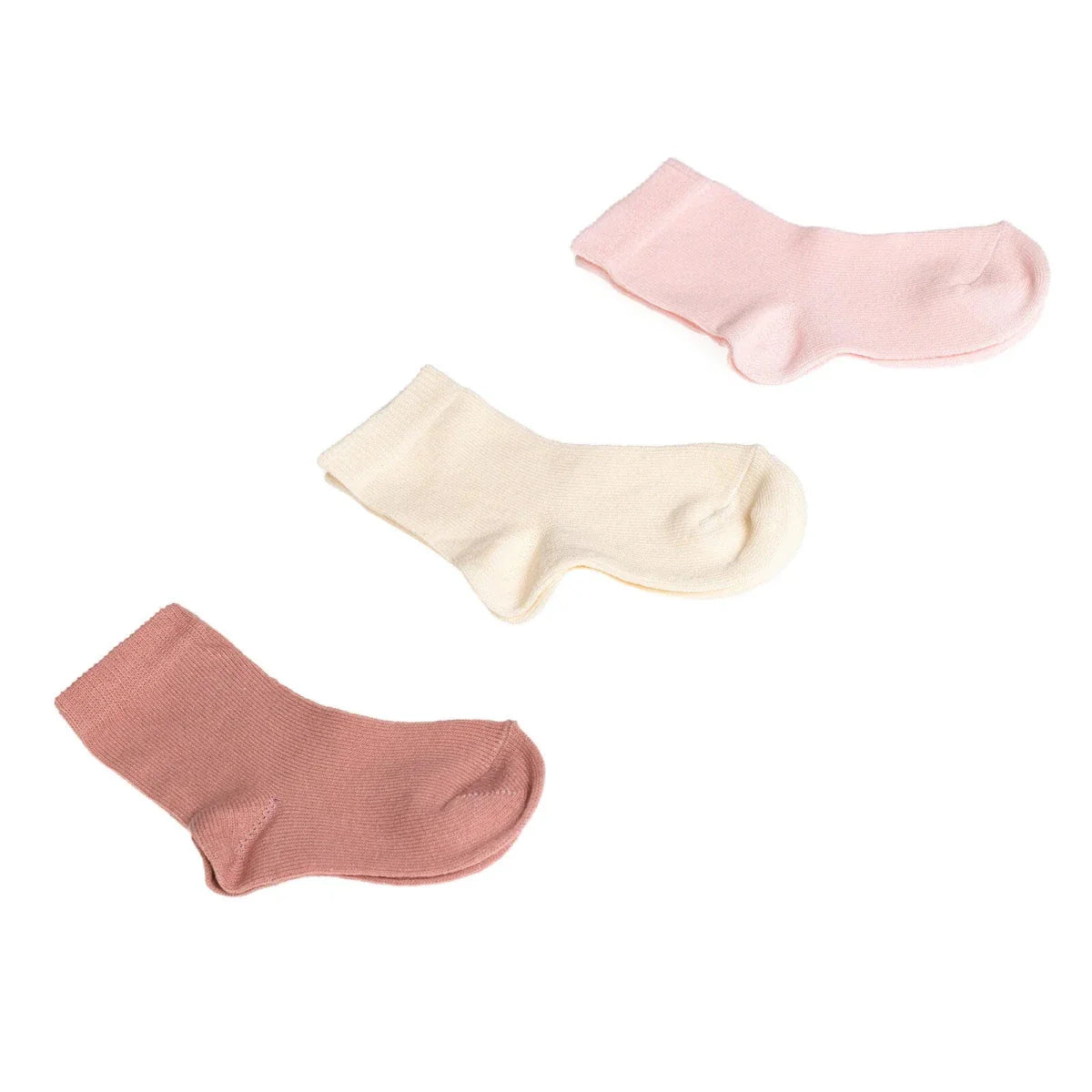 HelloBaby Girl Baby Socks 3 pcs - Pink
