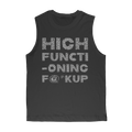 Gothic Attitude Cotton Muscle Top – Sleeveless Ribbed Knit Tank