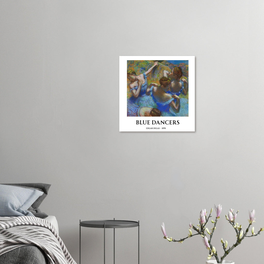 Blue Dancers by Edgar Degas – Matte Art Poster | Classical Impressionist Wall Art