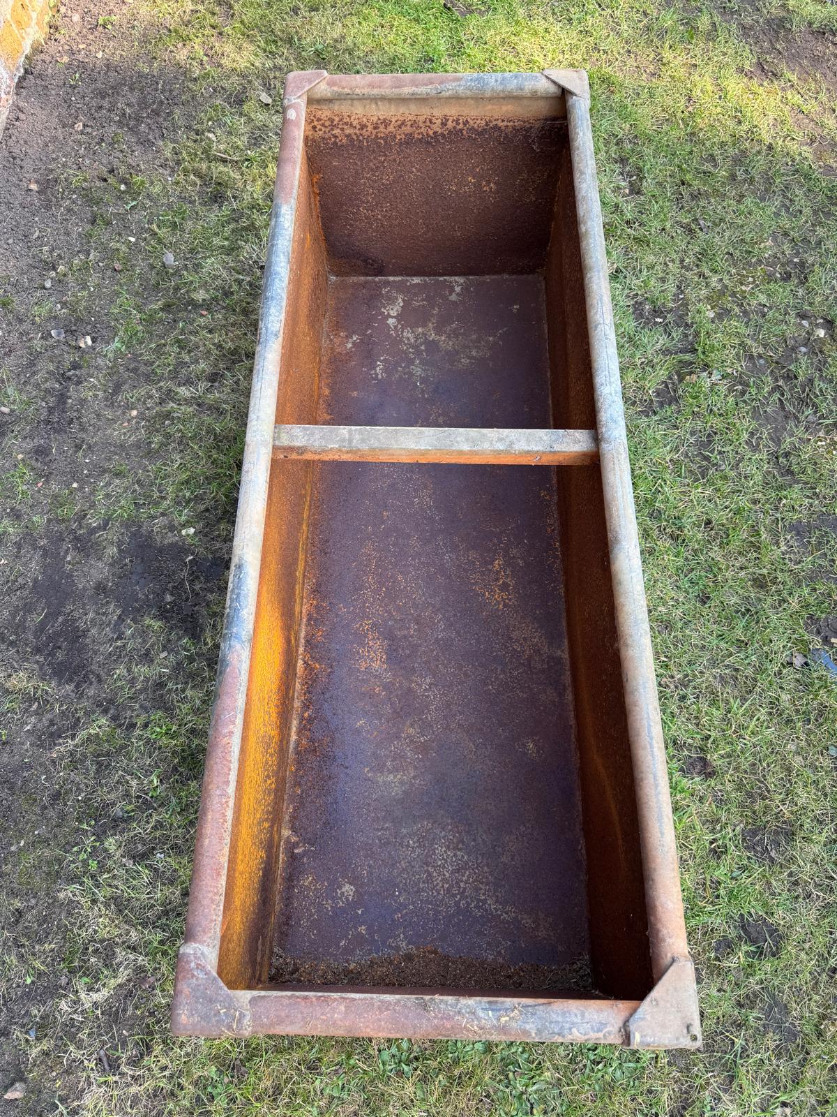 Reclaimed Galvanised Trough Planter /  Raised Bed Plant Tree Shrub Herb Pot CC