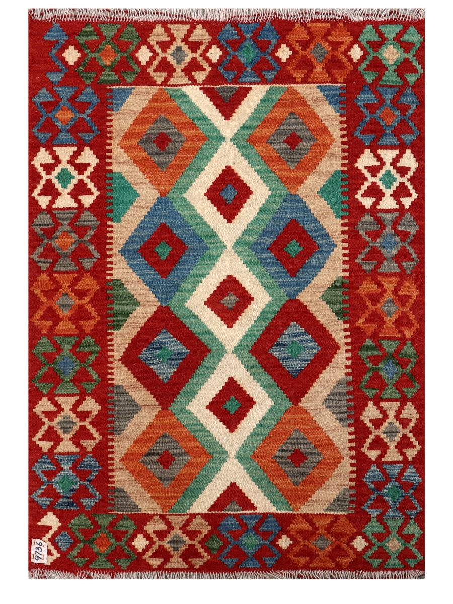 Maimana Kilim - 128 x 89 cm