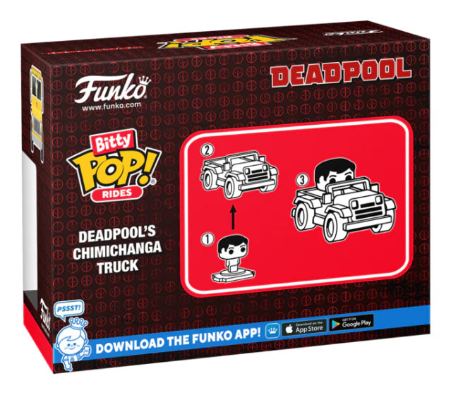 Funko Bitty POP! Ride: Marvel Deadpool Chimichanga Truck Vinyl Figure