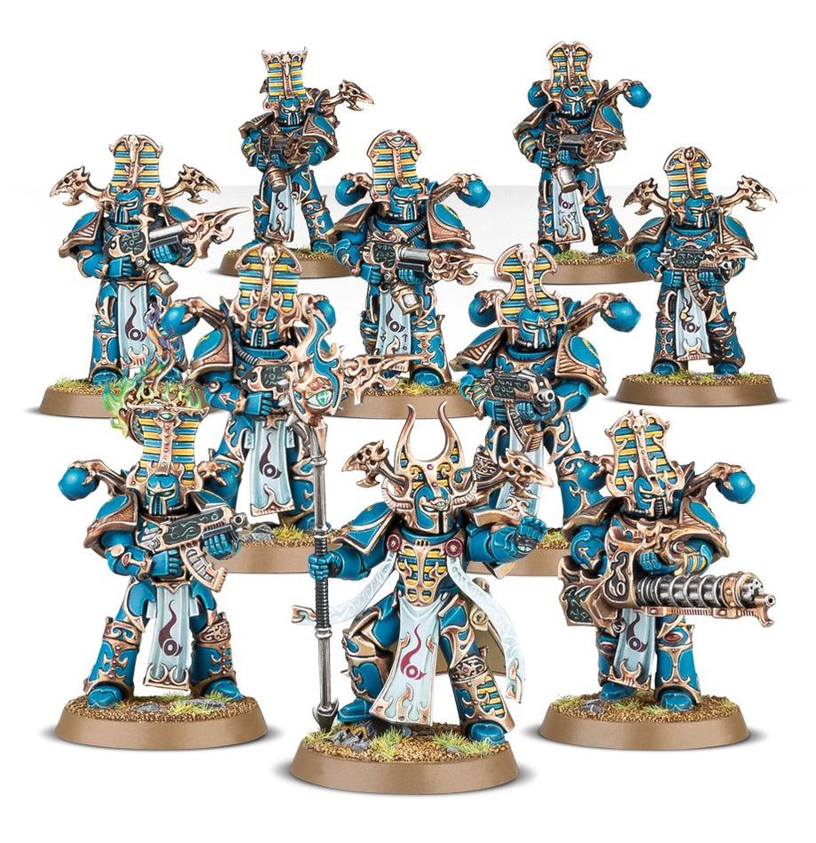 Warhammer 40k Thousand Sons: Rubric Marines - 10 Miniature Model Kit