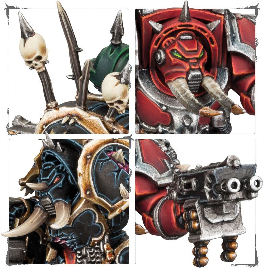 Warhammer 40,000 Chaos Space Marines: Terminators – 5 Miniature Kit