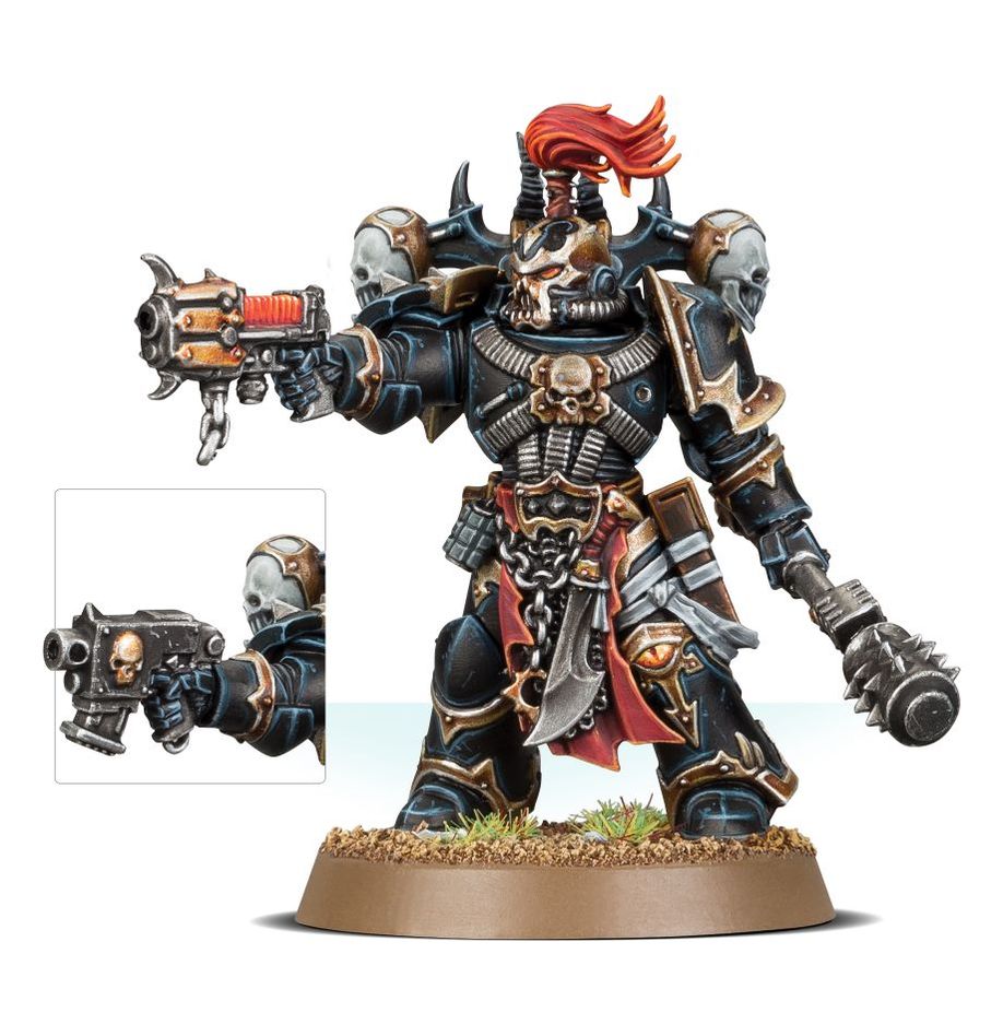 Warhammer 40k Chaos Space Marines: Legionaries - 10 Miniature Set