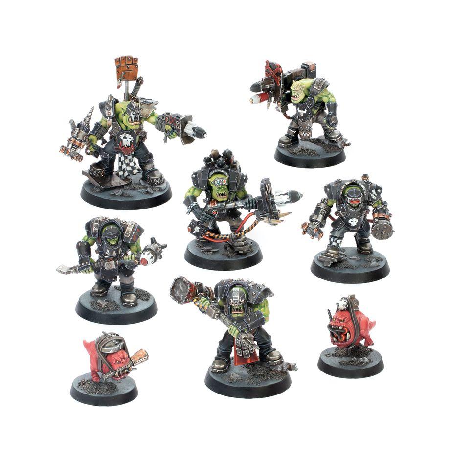 Warhammer 40k Kill Team: Wrecka Krew – Ork Miniatures Set (8 Models)