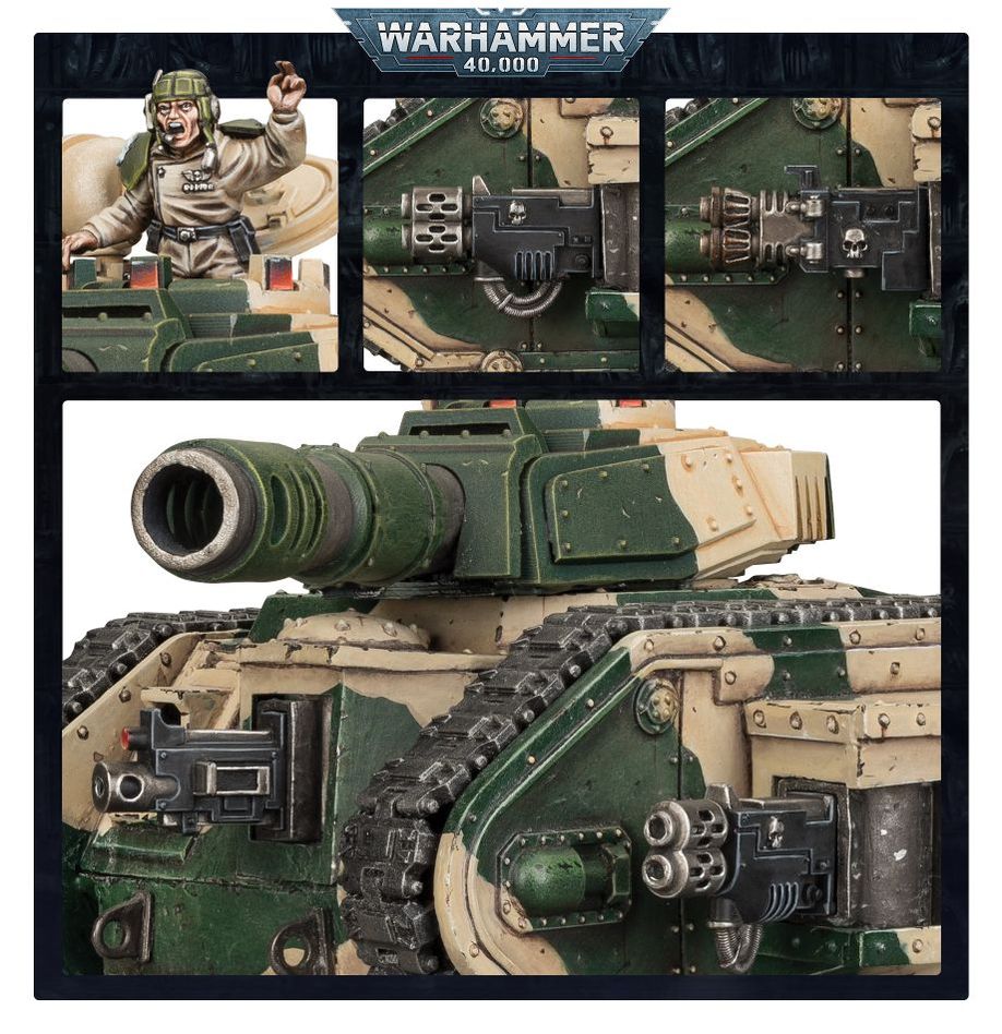 Warhammer 40k Astra Militarum Leman Russ Battle Tank - Plastic Model Kit