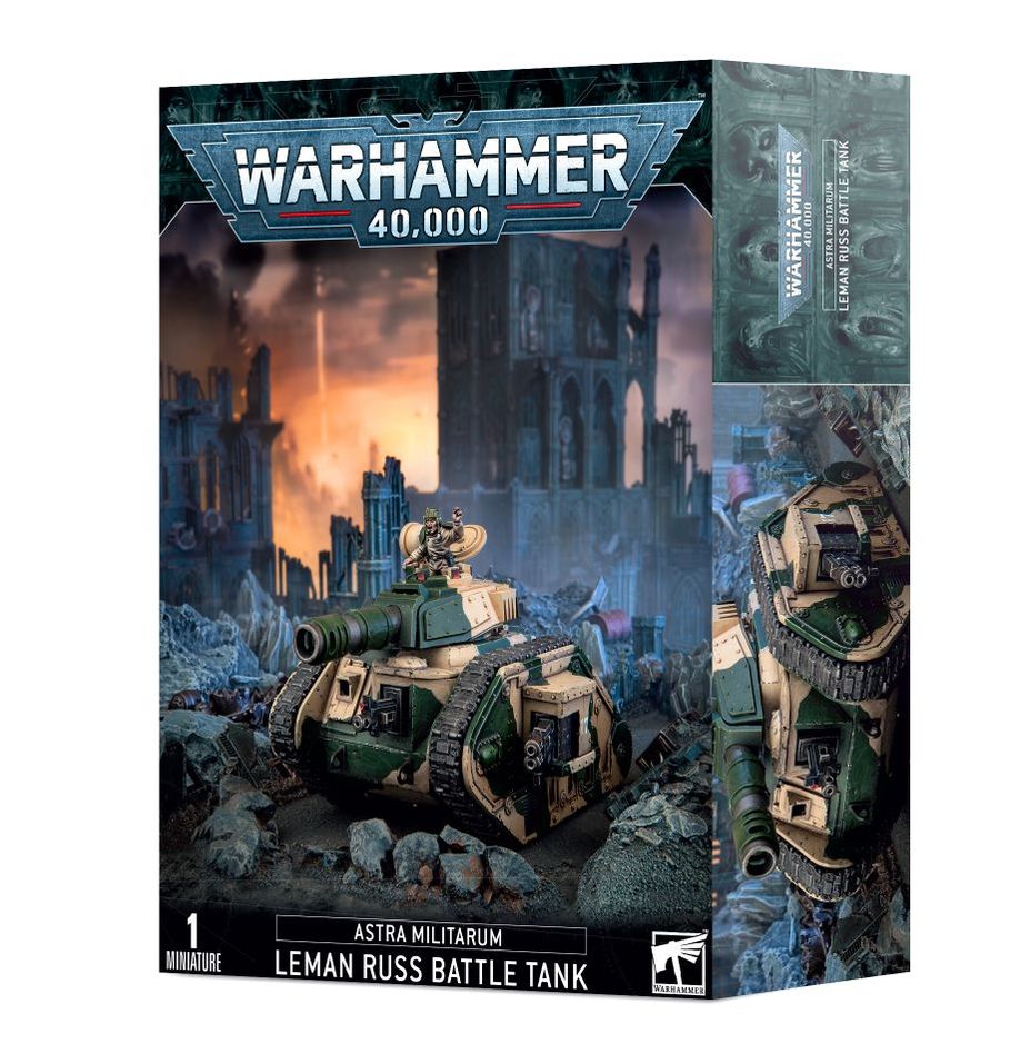 Warhammer 40k Astra Militarum Leman Russ Battle Tank - Plastic Model Kit