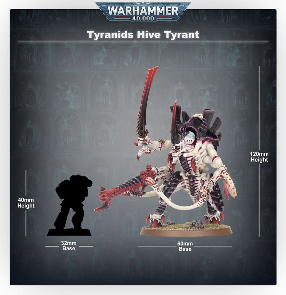 Warhammer 40k Tyranids: Hive Tyrant - Multipart Plastic Miniature Kit