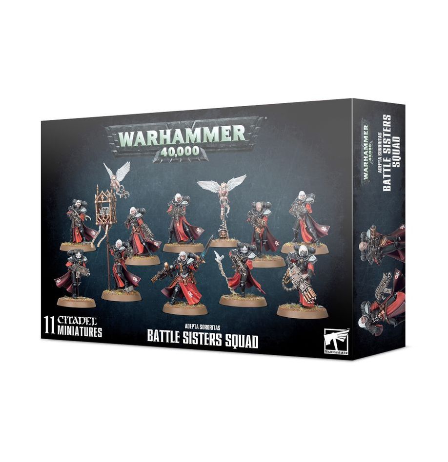 Warhammer 40k Adepta Sororitas: Battle Sisters Squad - 10 Miniatures