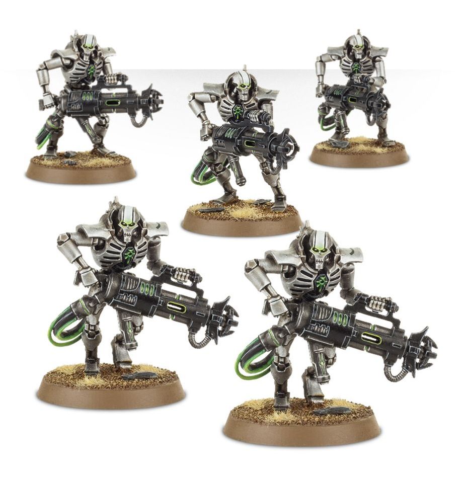 Warhammer 40k Necron Immortals or Deathmarks - 5 Miniature Set