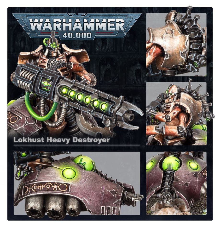 Warhammer 40k Necrons Lokhust Heavy Destroyer - Plastic Model Kit