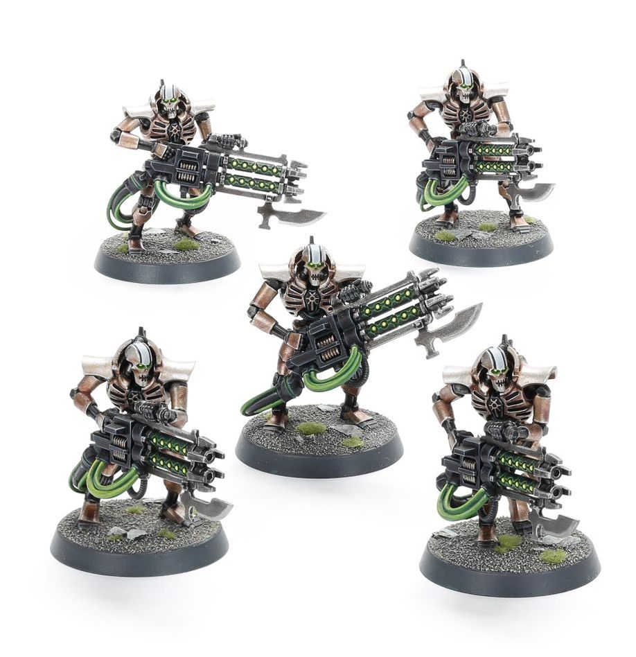 Warhammer 40k Necron Immortals or Deathmarks - 5 Miniature Set