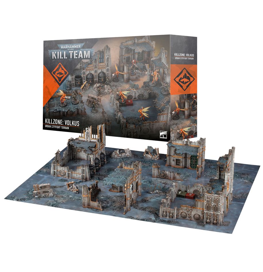 Kill Team: Killzone Volkus – Urban Battlefield Miniature Terrain Set