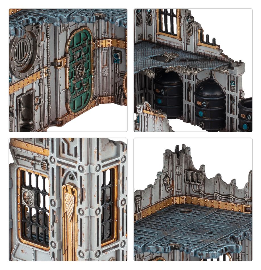 Kill Team: Killzone Volkus – Urban Battlefield Miniature Terrain Set