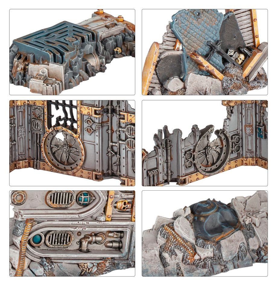 Kill Team: Killzone Volkus – Urban Battlefield Miniature Terrain Set