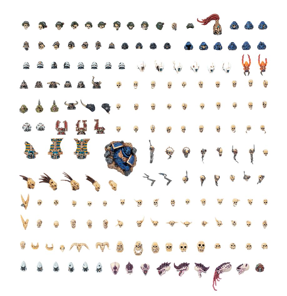 Warhammer 40,000 Battlefield Trophies – 288pc Miniature Basing Kit