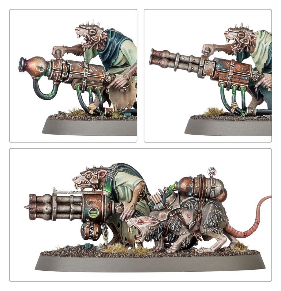 Warhammer Skaven: Warpspark Weapon Battery - 3 Miniature Teams Kit