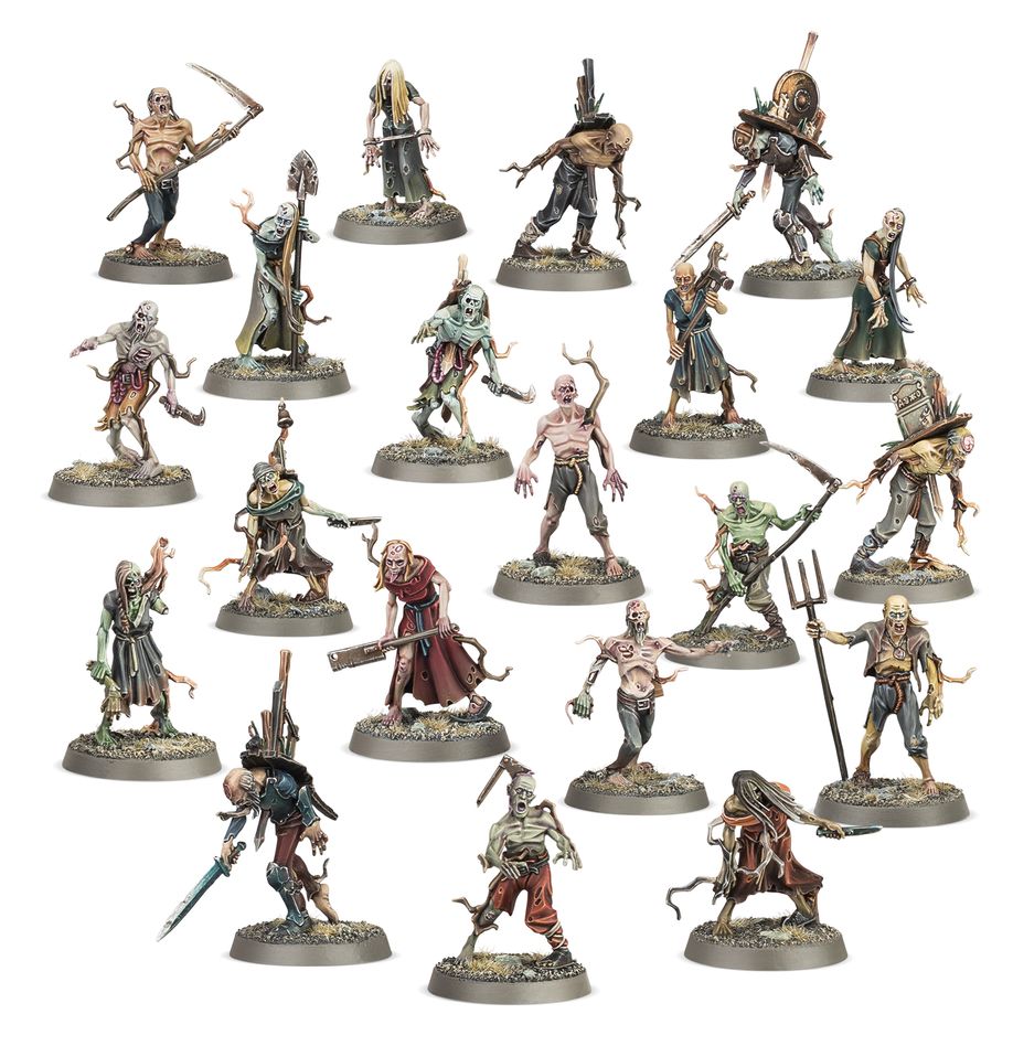 Warhammer Soulblight Gravelords: Deadwalker Zombies - 20 Miniatures