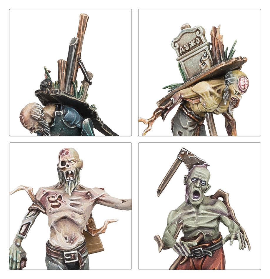 Warhammer Soulblight Gravelords: Deadwalker Zombies - 20 Miniatures