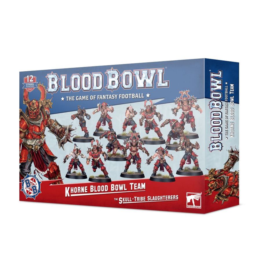 Blood Bowl: Khorne Team – Skull-tribe Slaughterers Miniatures Kit