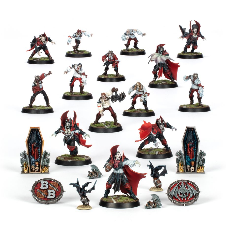 Blood Bowl Vampire Team: The Drakfang Thirsters – 14 Citadel Miniatures