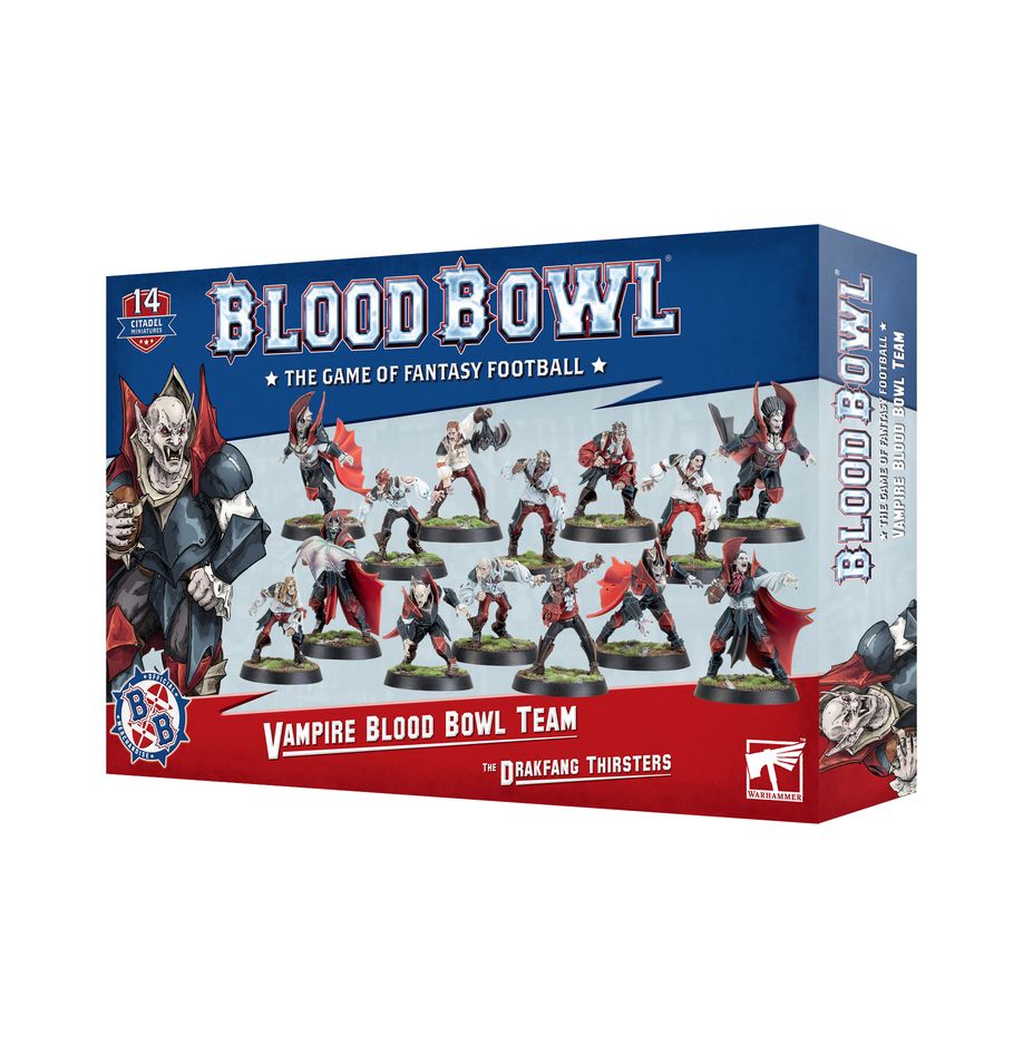 Blood Bowl Vampire Team: The Drakfang Thirsters – 14 Citadel Miniatures