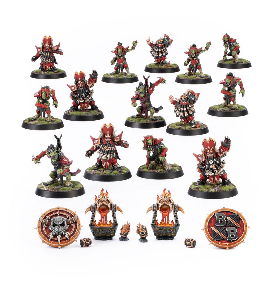 Games Workshop Blood Bowl Chaos Dwarf Team: Zharr-Naggrund Ziggurats