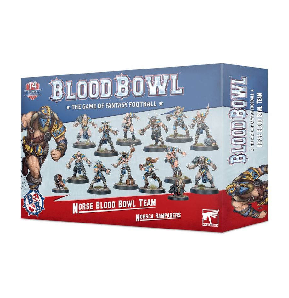 Blood Bowl Norse Team: Norsca Rampagers Miniatures Kit by Snaps