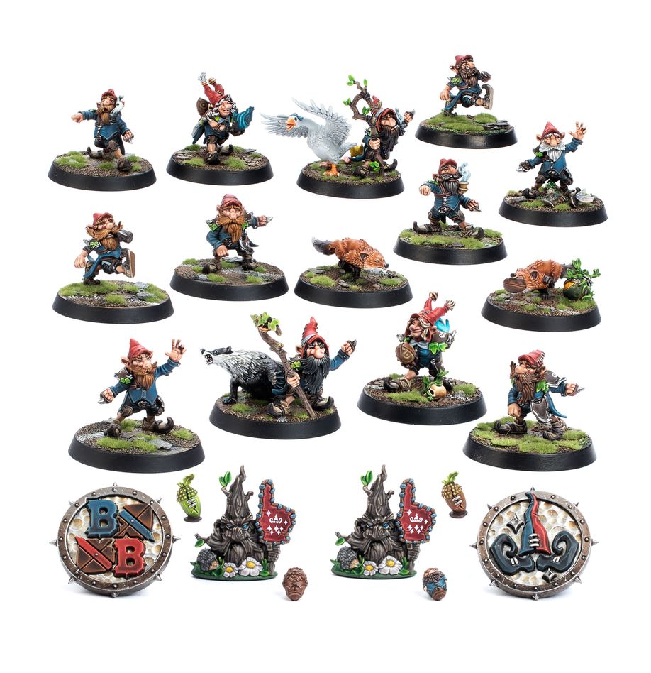 Snaps Gnome Blood Bowl Team – Glimdwarrow Groundhogs Plastic Kit