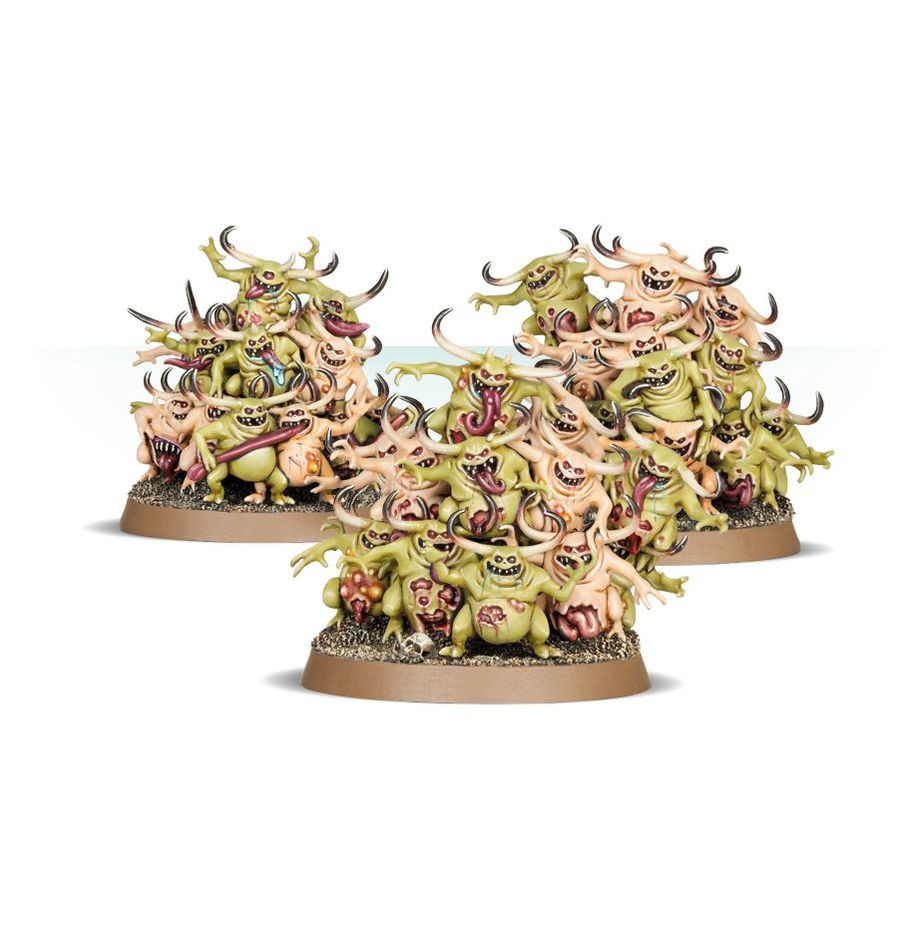 Warhammer 40k Maggotkin of Nurgle: Nurglings – Chaos Daemons Miniatures