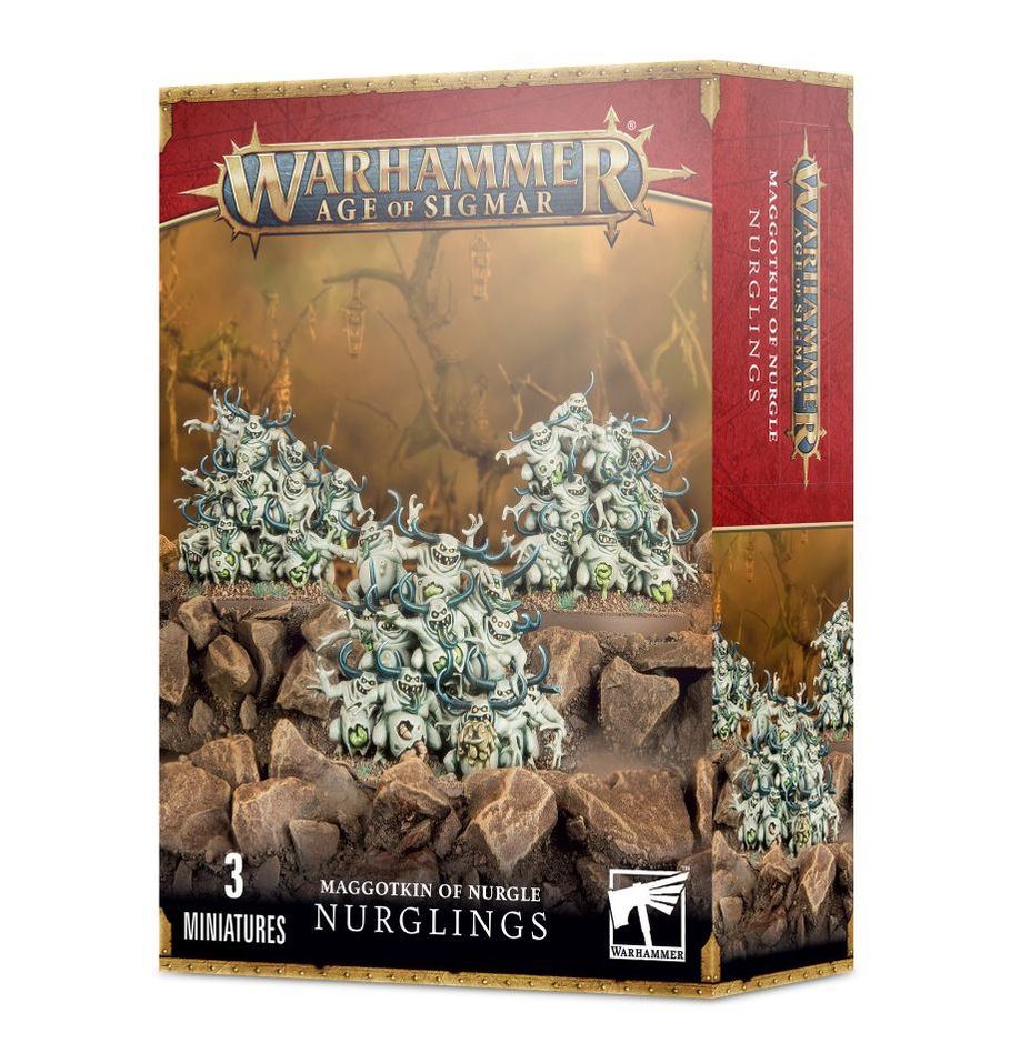Warhammer 40k Maggotkin of Nurgle: Nurglings – Chaos Daemons Miniatures