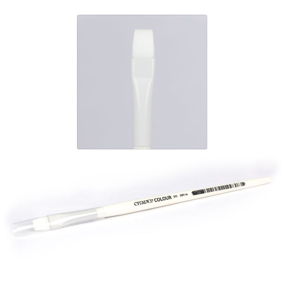 Citadel STC M Dry Brush – Synthetic Flat Profile Miniature Painting Tool