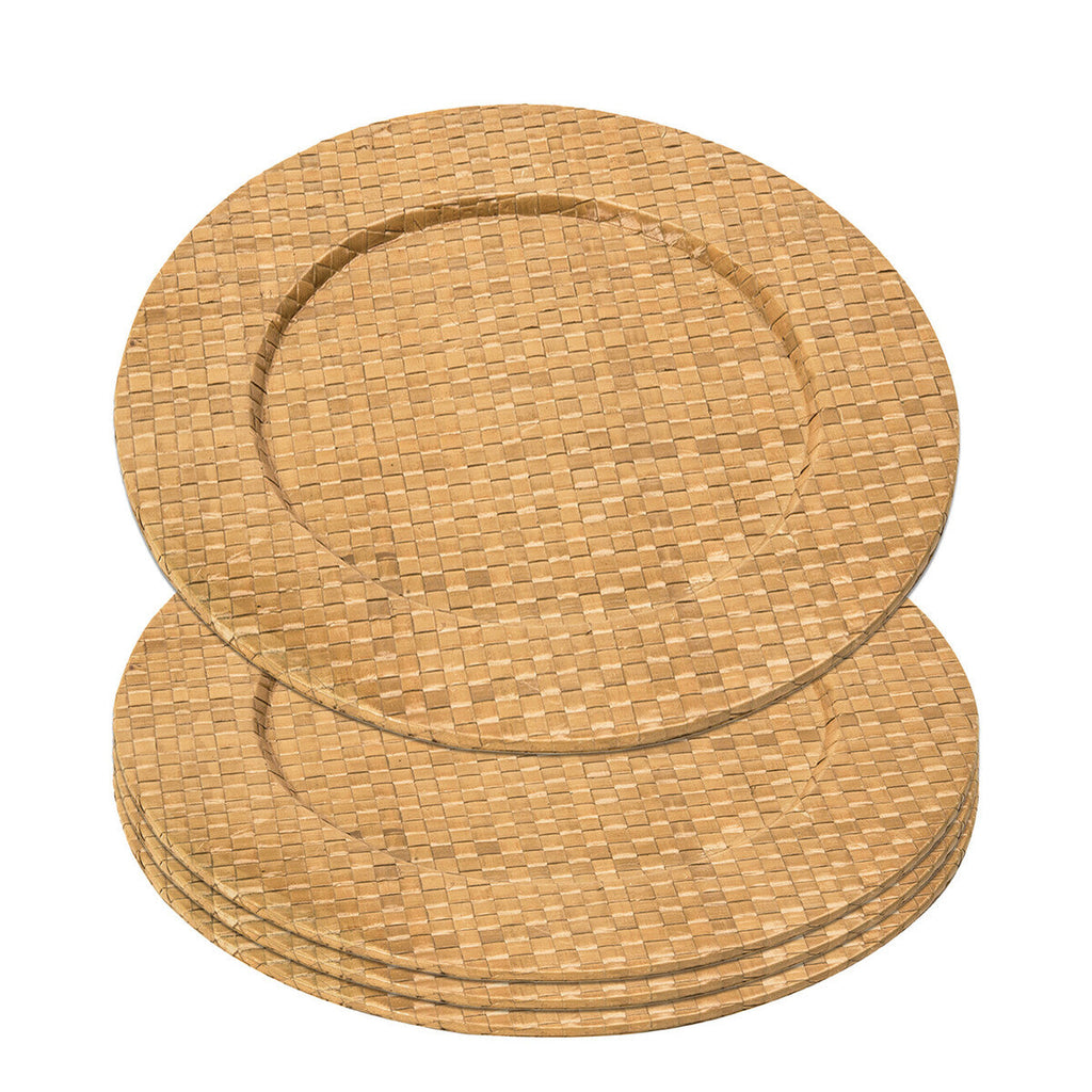 Orsina Pandanus Natural Charger Plate – Handwoven Table Setting Decor