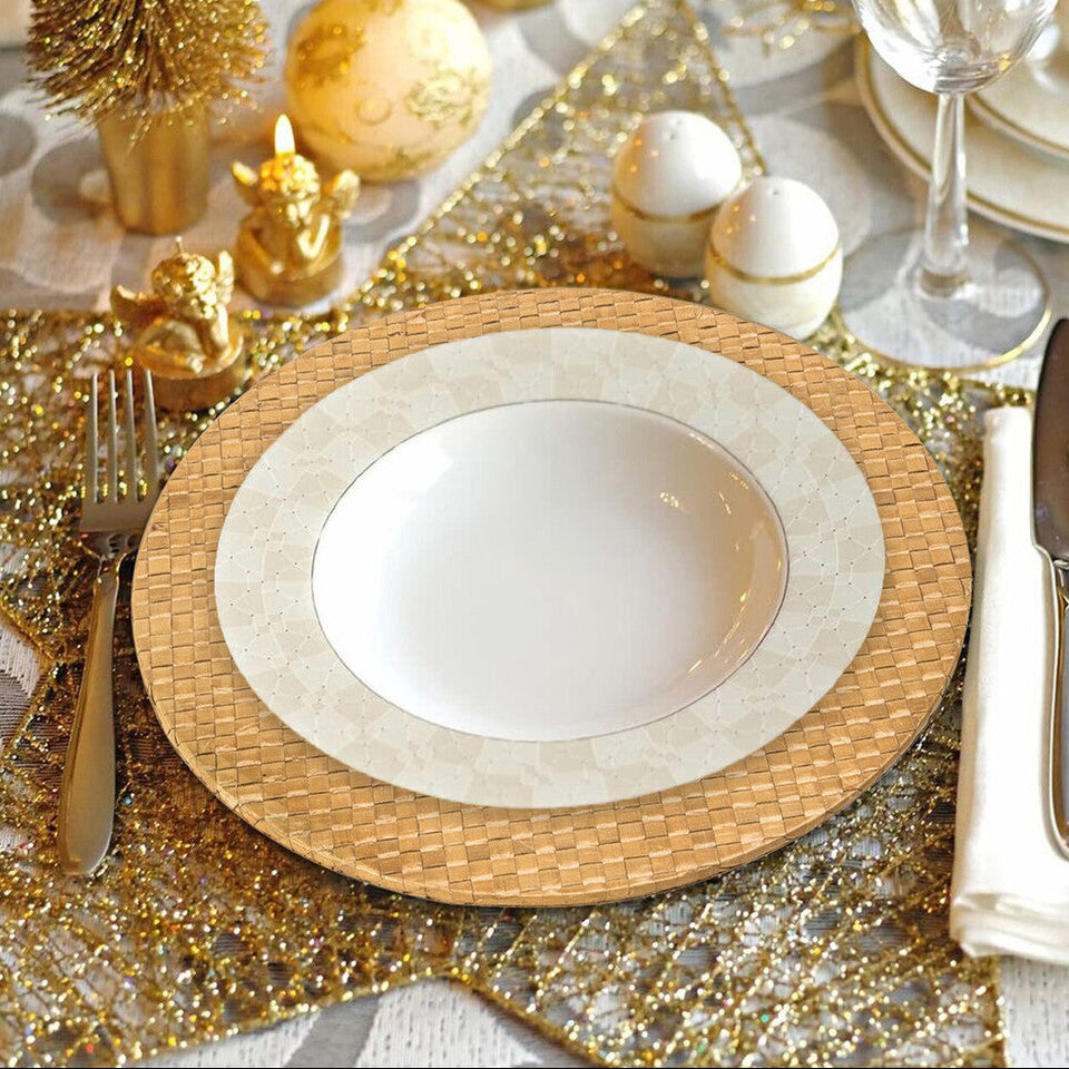 Orsina Pandanus Natural Charger Plate – Handwoven Table Setting Decor