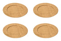 Orsina Pandanus Woven Charger Plates - 33cm Natural Table Decor (Set of 4)