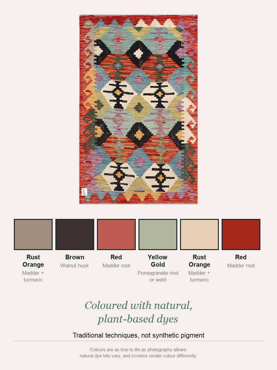 Maimana Kilim - 118 x 77 cm
