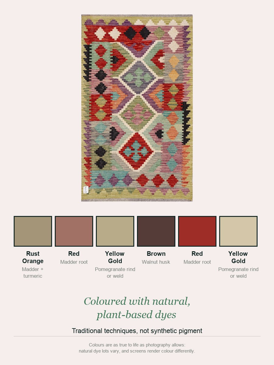Maimana Kilim - 124 x 77 cm