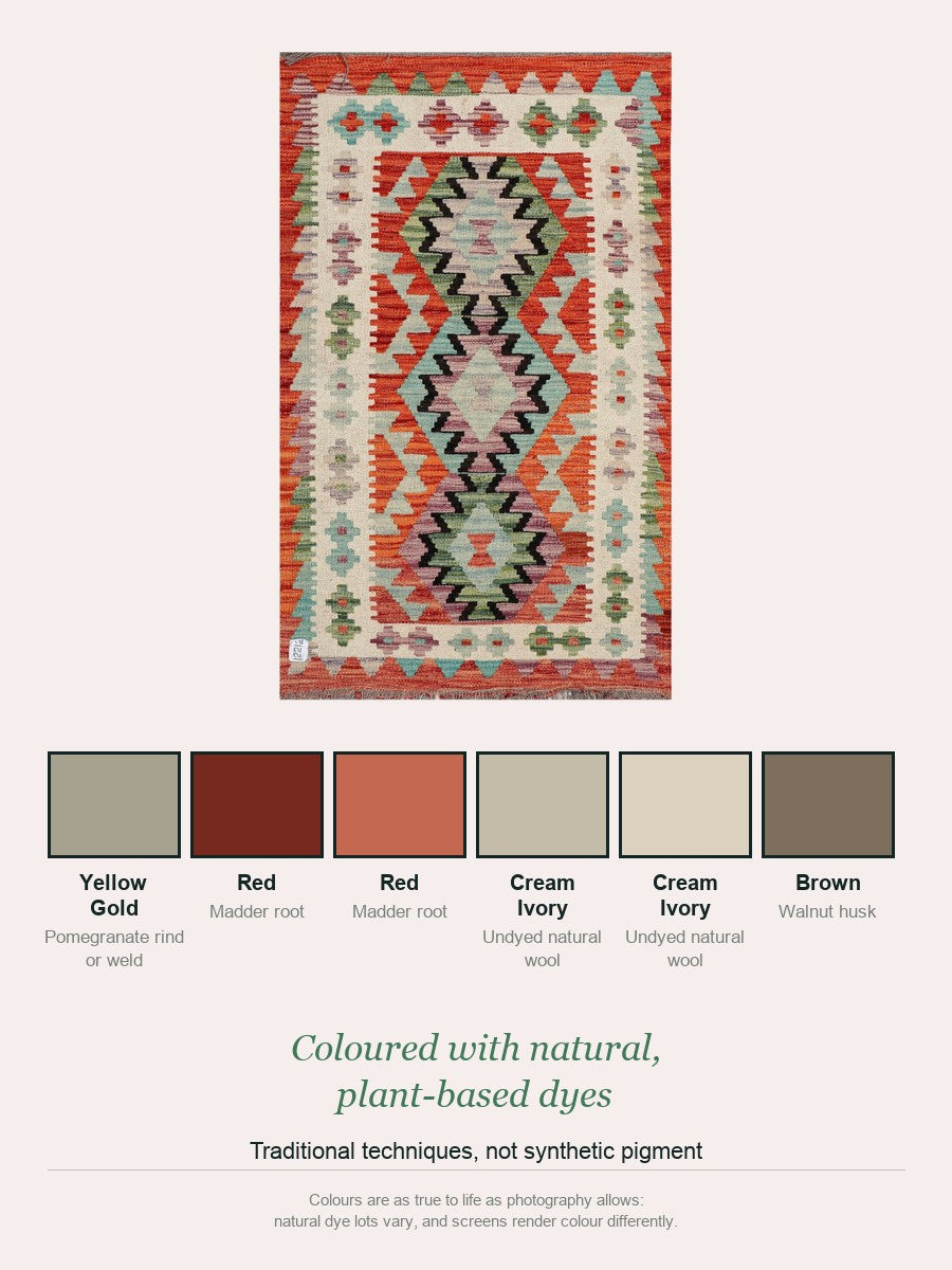 Maimana Kilim - 130 x 82 cm