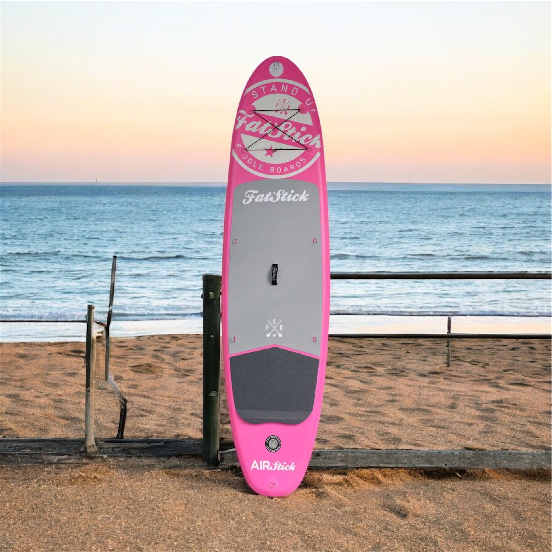 FatStick AirStick 10'6 Inflatable Stand Up Paddle Board Kayak Hybrid
